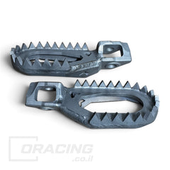 רגליות רוכב מורחבות מפלדת אל חלד לאופנועי KTM / Husqvarna / GasGas דגמי TBI 2024-2026