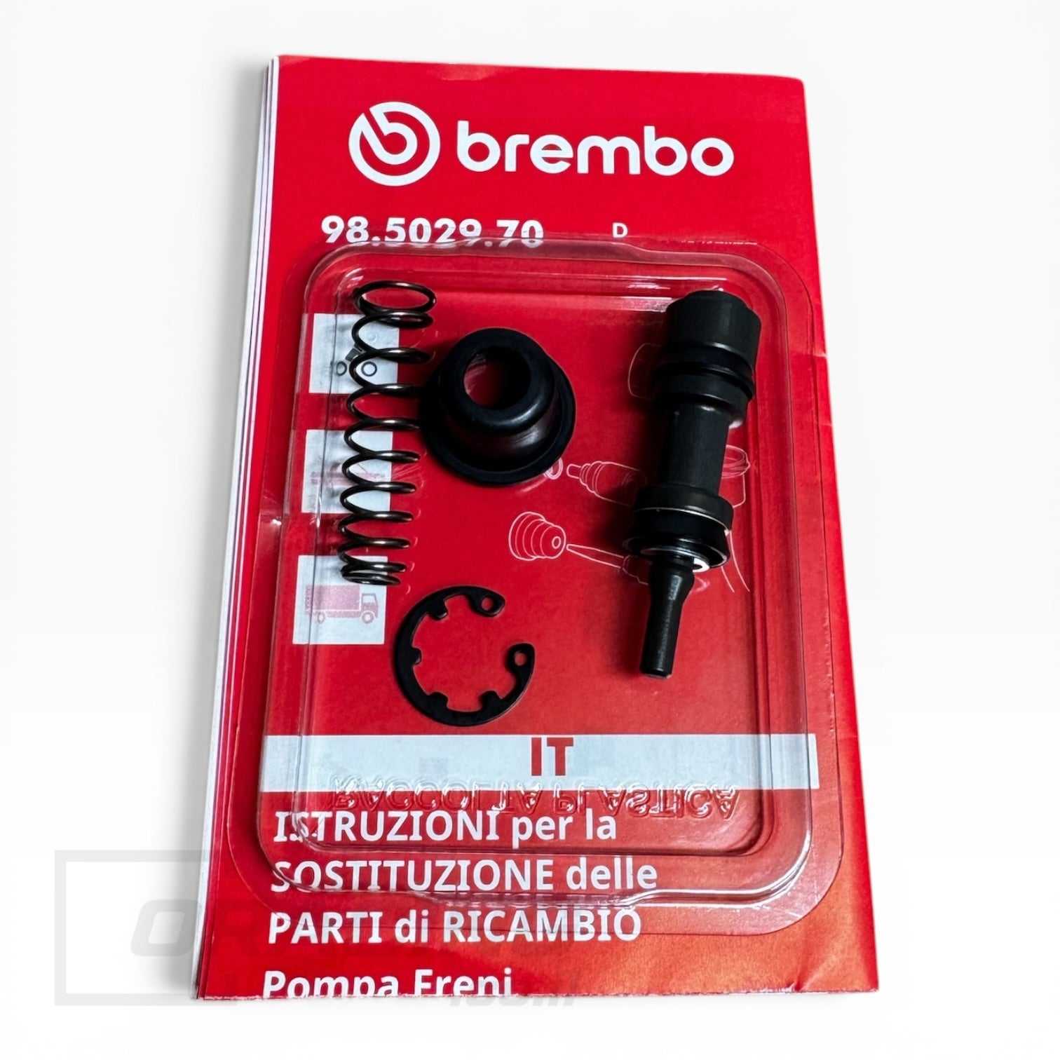 קיט שיפוץ בוכנה מקורי למשאבת בלם אחורי Brembo (קוטר 13 מ"מ) KTM / Husqvarna | מק"ט: 54813061200