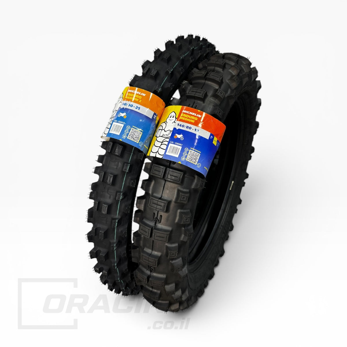 סט צמיגי Michelin Enduro Medium (מבצע זוגות קדמי + אחורי)