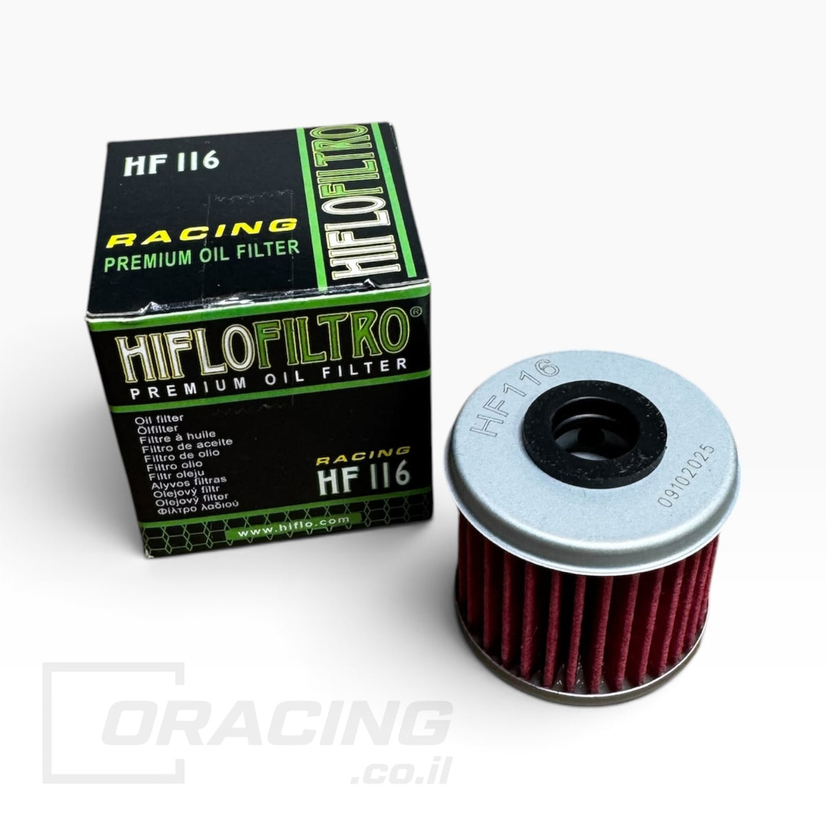 פילטר שמן Hiflofiltro לאופנועי הונדה ו-HM (דגמי CRF) - דגם HF116
