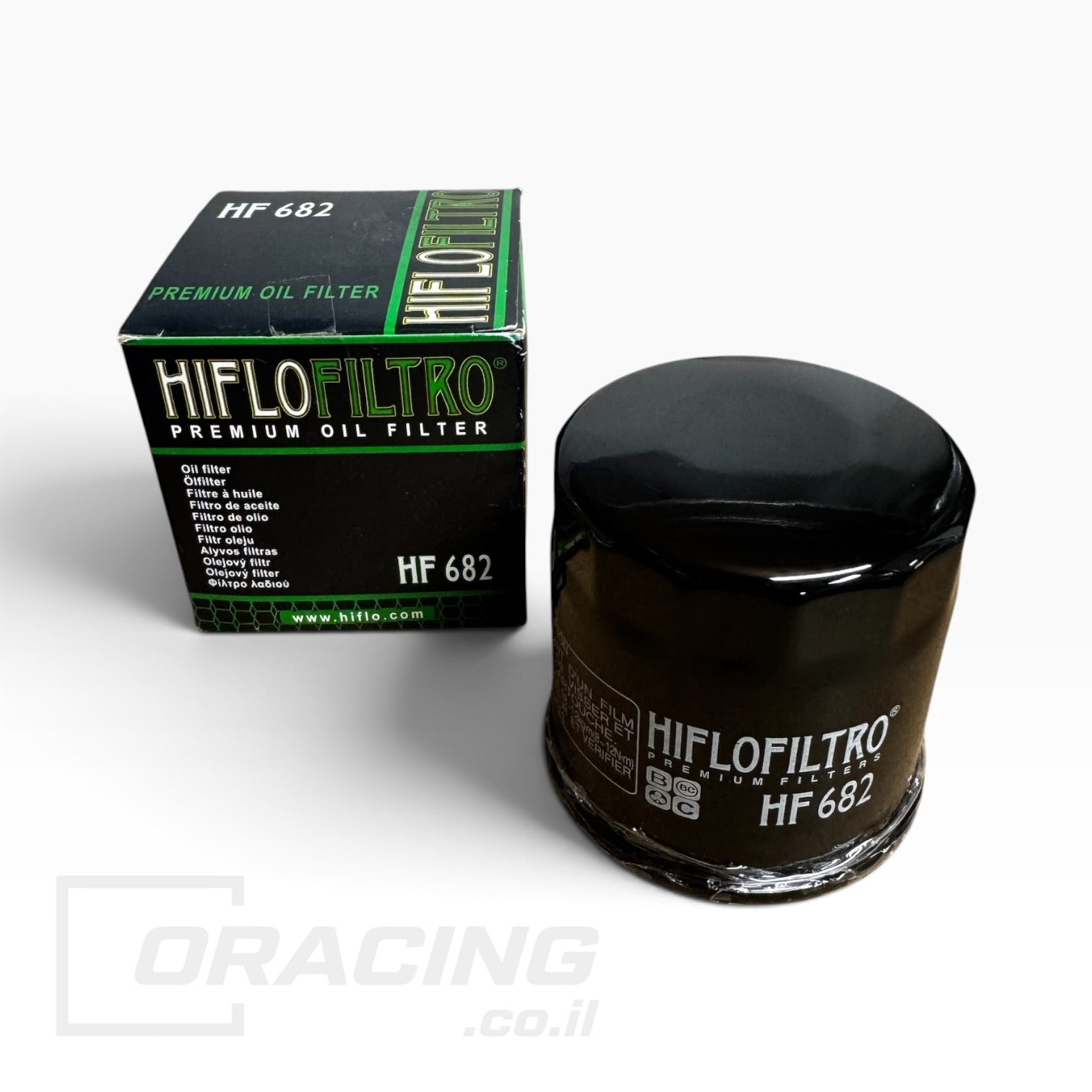 פילטר שמן Hiflofiltro לאופנועי CF Moto / Benelli / Moto Morini וטרקטורונים - דגם HF682