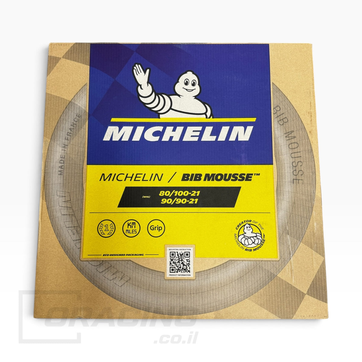 מוס קדמי מישלין לאופנועי שטח - Michelin Bib Mousse 21"