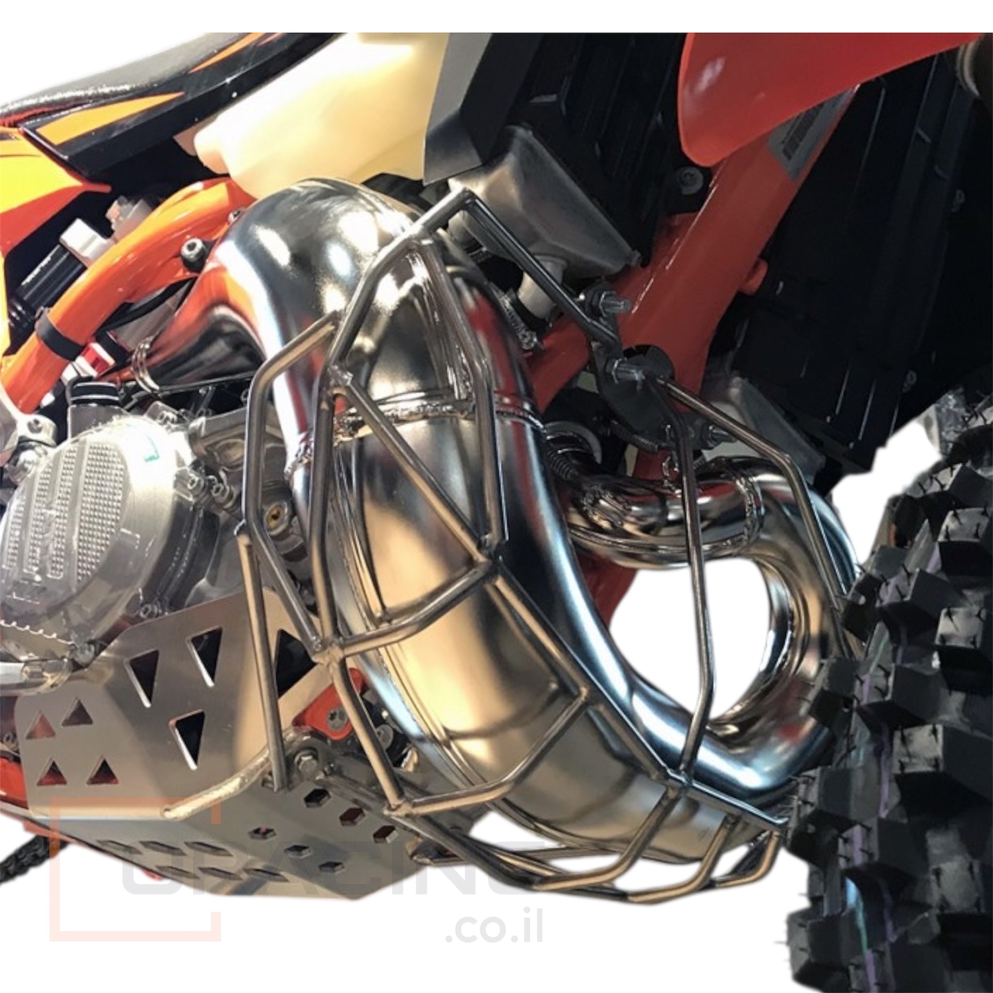 מגן סעפת PG01 – מתאים ל-KTM / Husqvarna 250/300 2T (2017-2019 TPI/CARB)