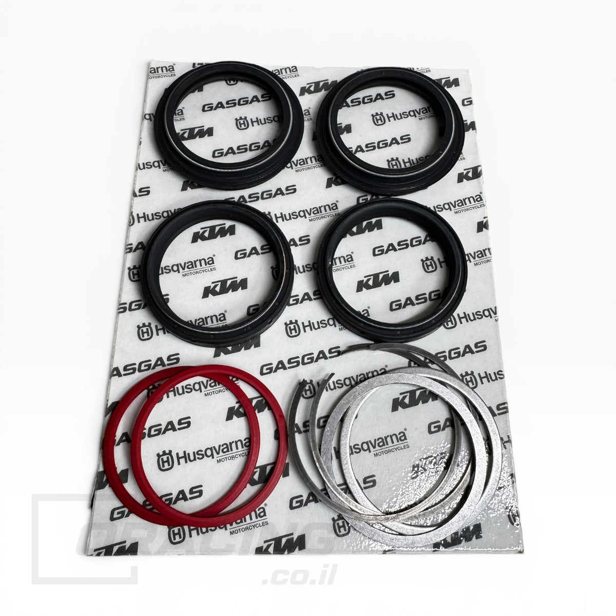 סט מחזירי שמן ומנגבי אבק 48 מ"מ מקורי KTM / Husqvarna / GasGas | מק"ט: RP10048T