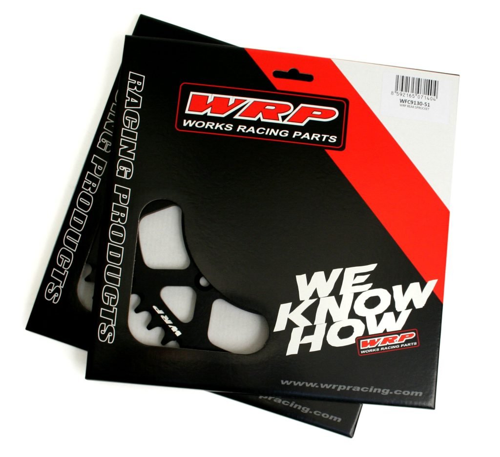 גלגל שיניים אחורי אלומיניום WRP 7075 מבית PBR לאופנועי HONDA \ BETA