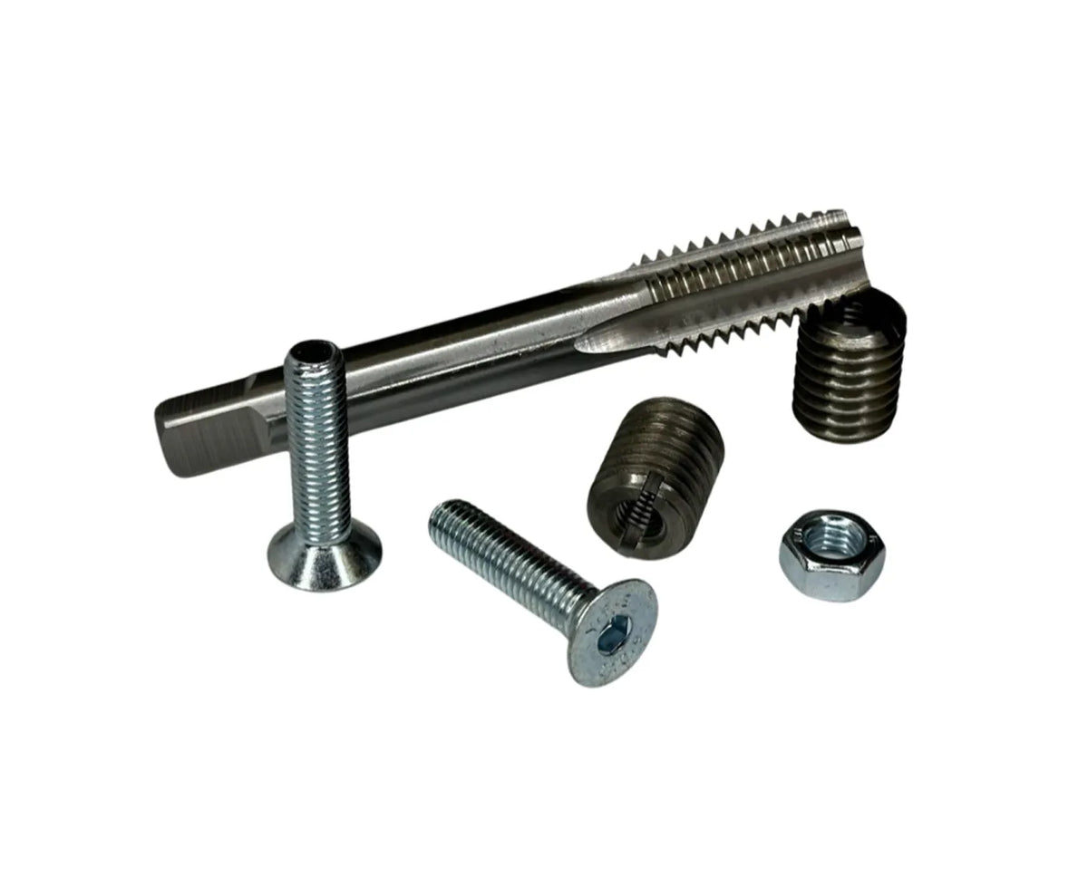 מברז + תבריג פנימי לכידון (Threaded Bar End Inserts & Tap)